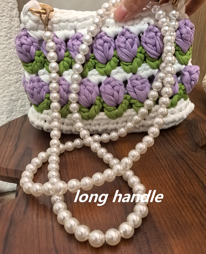 Imitation Pearls Handles | Bag Chain Strap--As seen in lena's Live