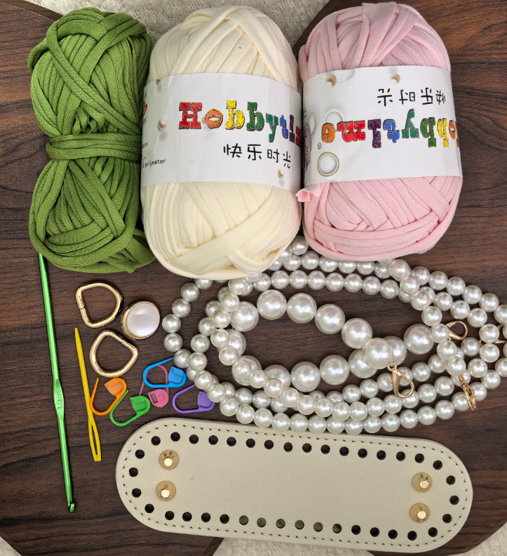 Bag DIY Kit – Beginner Friendly| Step-by-Step Video Tutorial Included(delivery about 7 business days)