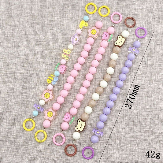 DIY Acrylic Candy-Colored Beaded Bag Chain |Phone chain | Cup chain - Drip Oil Anti-Lost