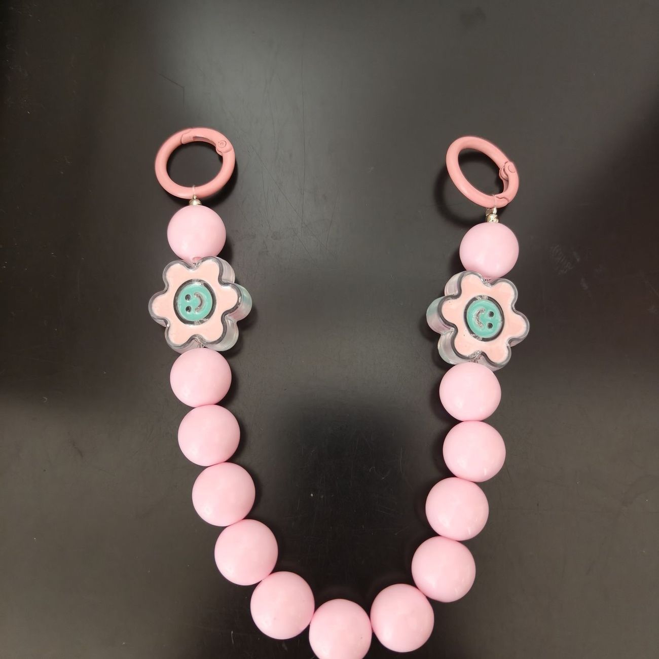 DIY Acrylic Candy-Colored Beaded Bag Chain |Phone  chain | Cup chain - Drip Oil Anti-Lost