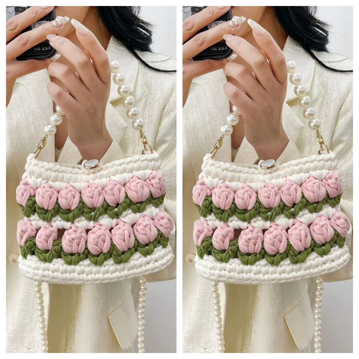 Lena DIY/Handmade Flower bag-Finished Goods（Two combinations of）| Free Shipping