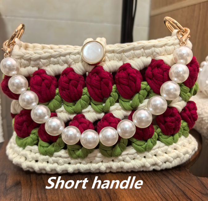 Imitation Pearls Handles | Bag Chain Strap--As seen in lena's Live