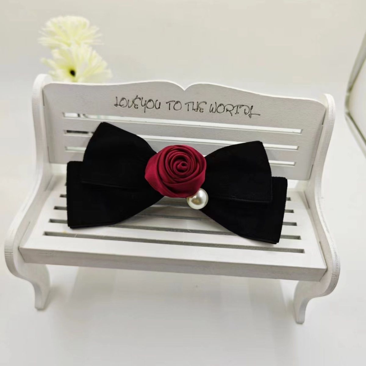 Spring hair clip Velvet material Advanced sense Hair clip on the back of the head(Sitewide: Free Shipping Over $50)
