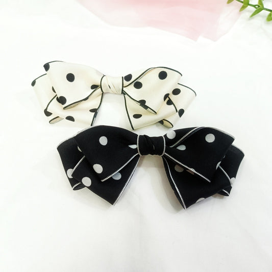 Spring hair clip Velvet material Advanced sense Hair clip on the back of the head