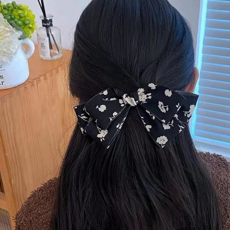 Spring hair clip Velvet material Advanced sense Hair clip on the back of the head(Sitewide: Free Shipping Over $50)