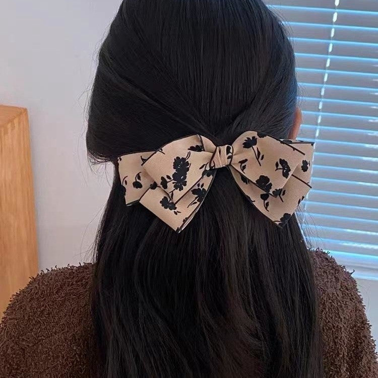 Spring hair clip Velvet material Advanced sense Hair clip on the back of the head(Sitewide: Free Shipping Over $50)