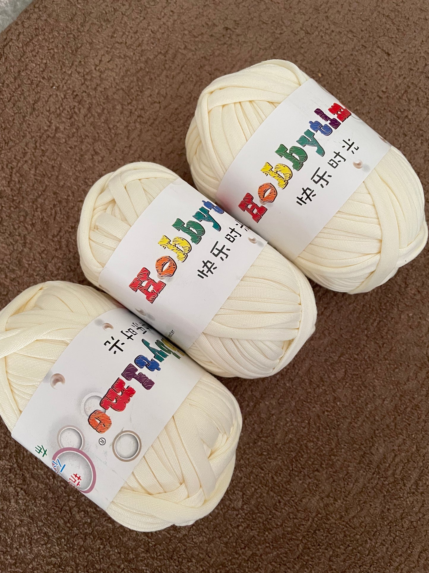 Fabric strip yarn -As seen in lena's Live