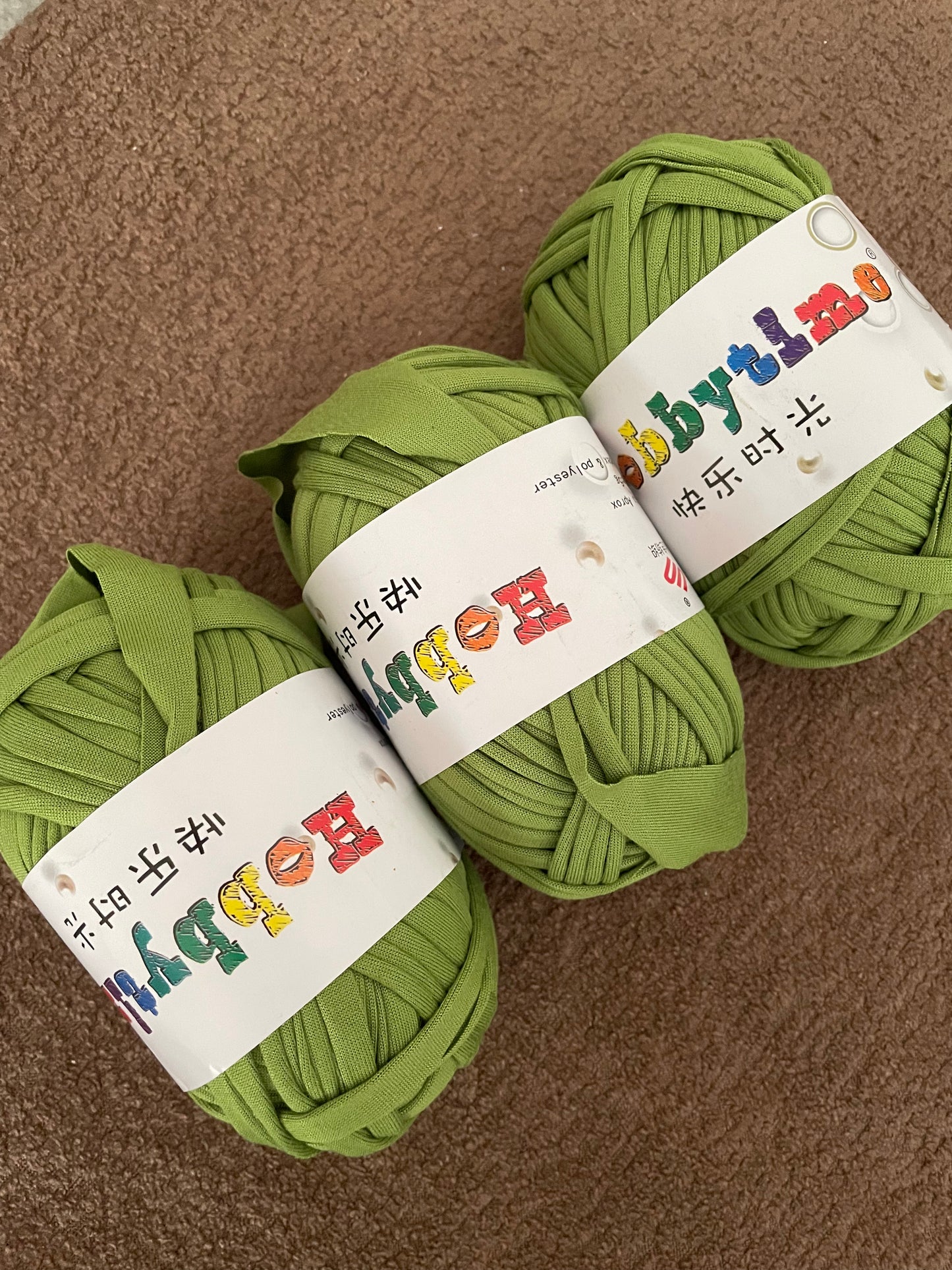 Fabric strip yarn -As seen in lena's Live
