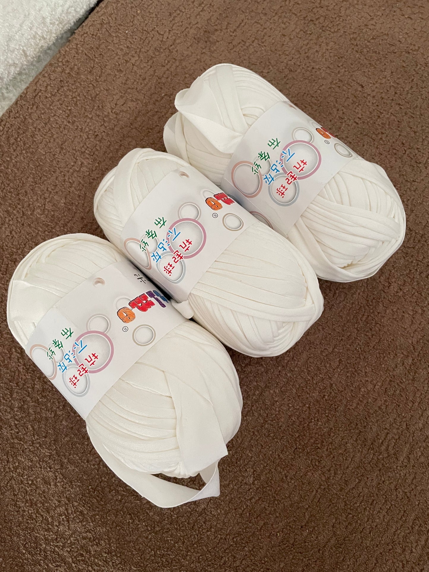 Fabric strip yarn -As seen in lena's Live