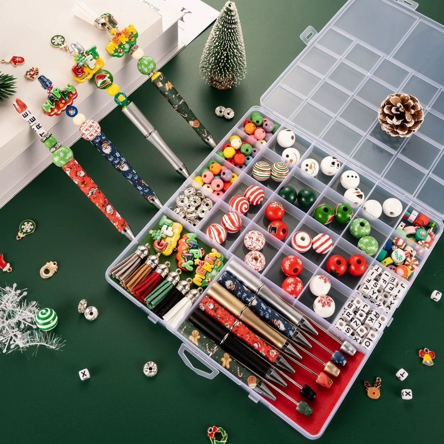 Christmas Beaded Pen DIY Set 🎅🎁 A Fun and Creative Craft Kit for Kids and Adults – Make Your Own Festive Pen!（Sitewide: Free Shipping Over $50）