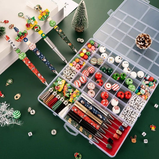 Christmas Beaded Pen DIY Set 🎅🎁 A Fun and Creative Craft Kit for Kids and Adults – Make Your Own Festive Pen!（Sitewide: Free Shipping Over $50）