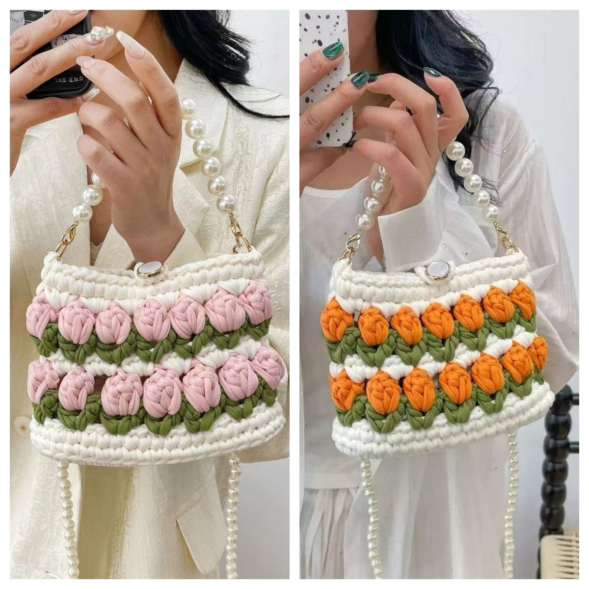 Lena DIY/Handmade Flower bag-Finished Goods（Two combinations of）| Free Shipping