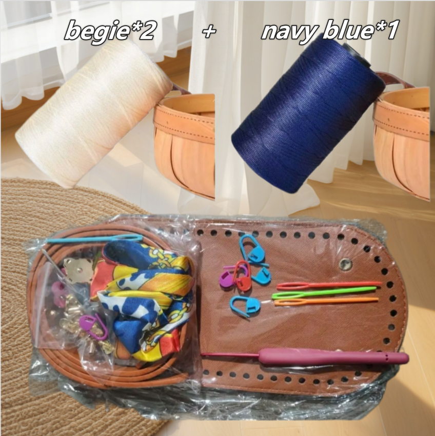 Lena DIY/  Summer Tote bag-Materials kit-Include Tutorial(Sitewide: Free Shipping Over $50 )
