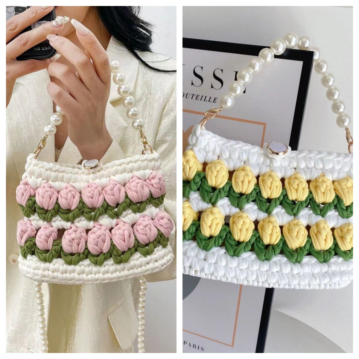 Lena DIY/Handmade Flower bag-Finished Goods（Two combinations of）| Free Shipping