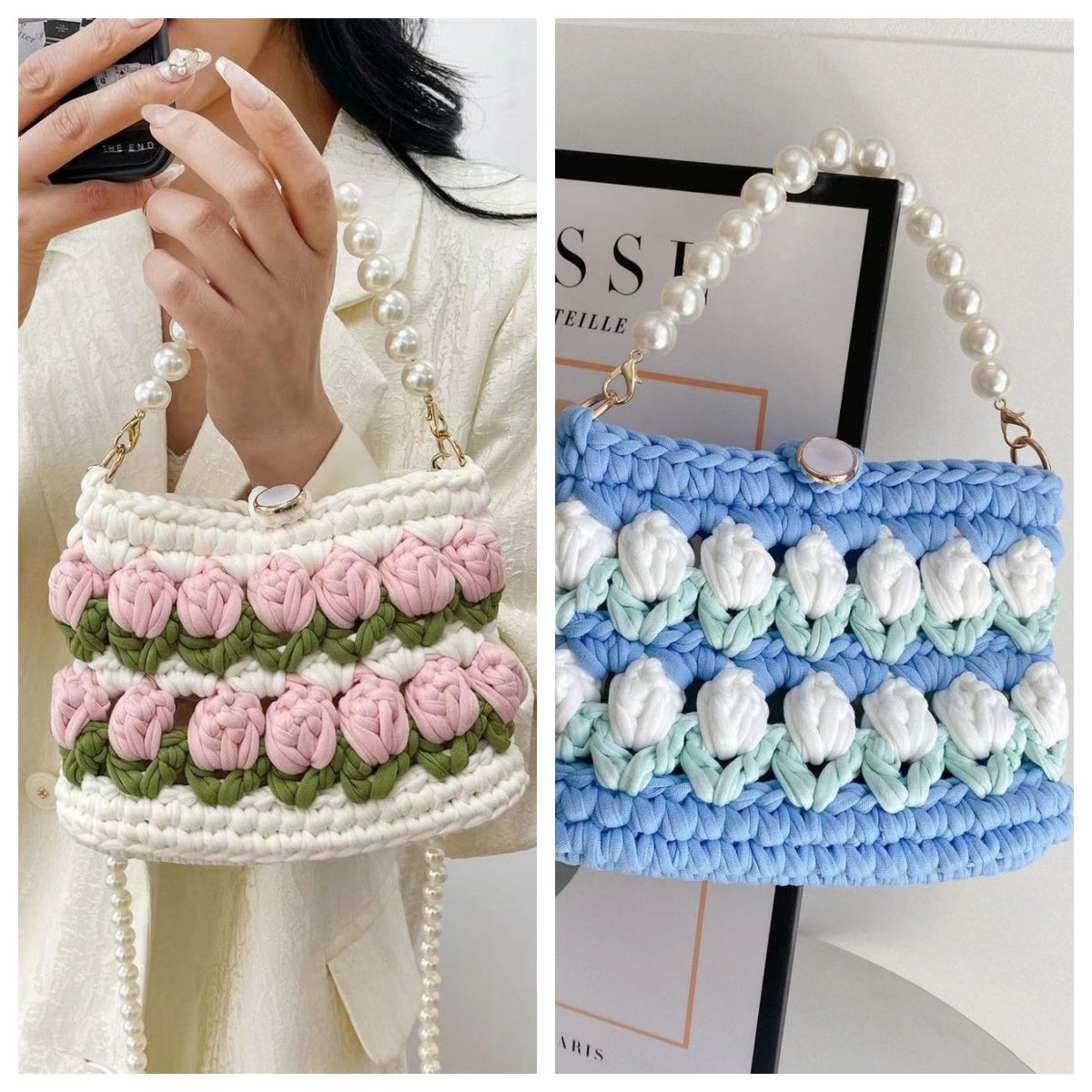 Lena DIY/Handmade Flower bag-Finished Goods（Two combinations of）| Free Shipping