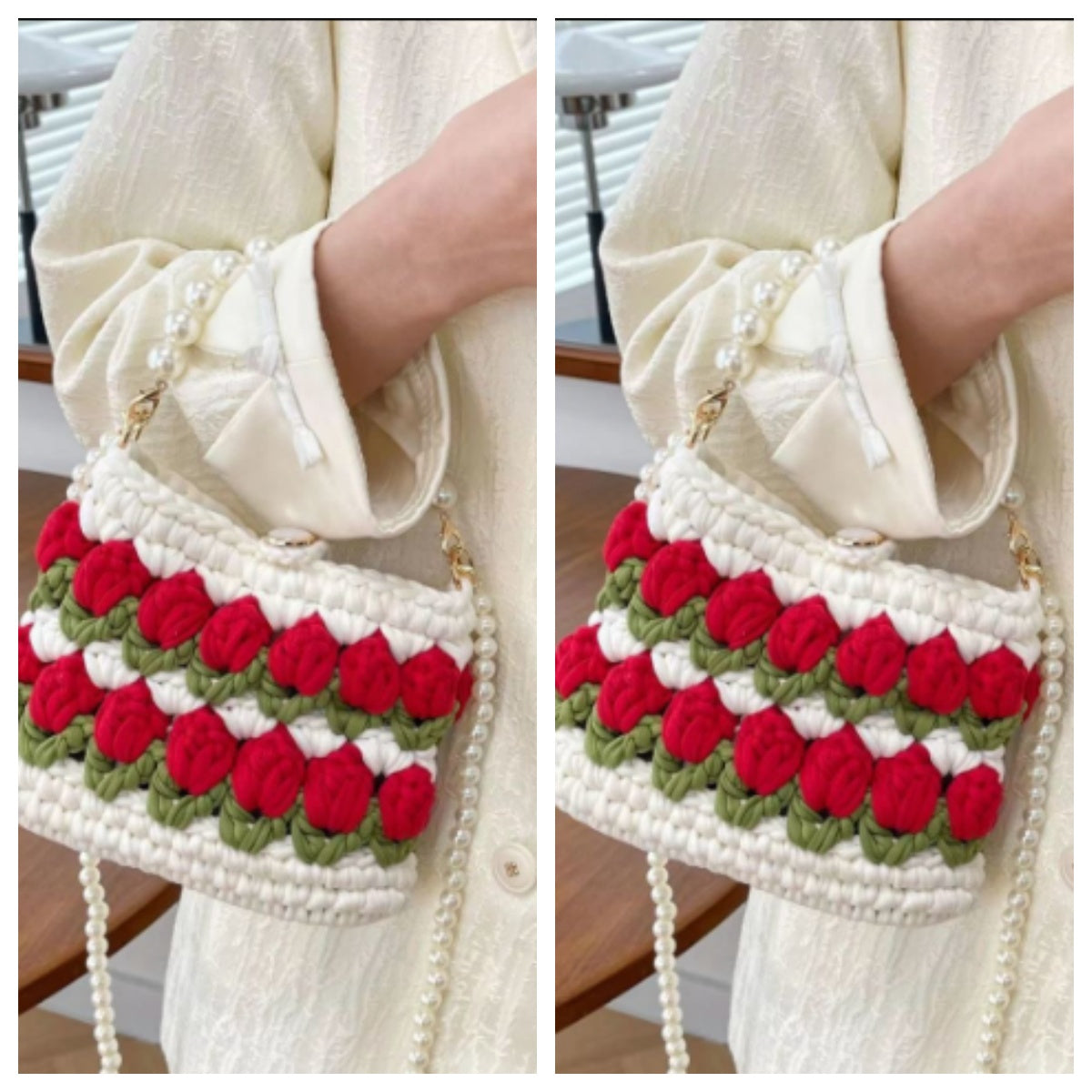 Lena DIY/Handmade Flower bag-Finished Goods（Two combinations of）| Free Shipping