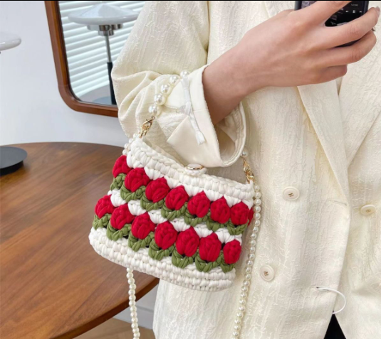 Lena DIY/Handmade Flower bag-Finished Goods