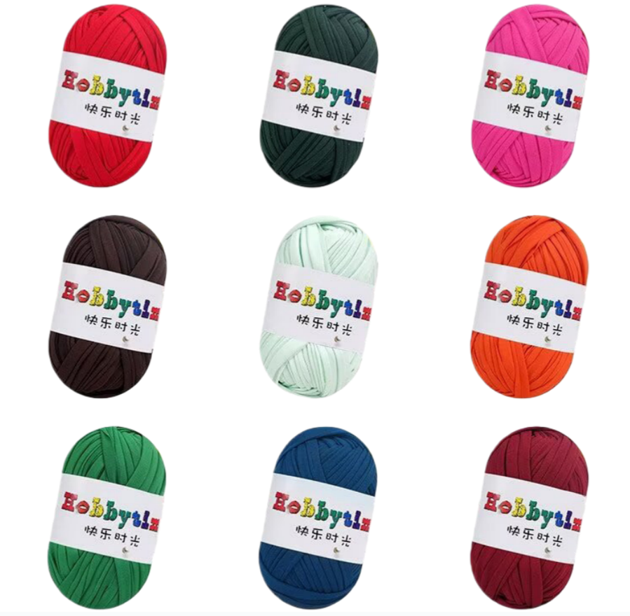 Fabric strip yarn -As seen in lena's Live