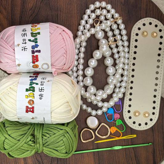 Bag DIY Kit – Beginner Friendly| Step-by-Step Video Tutorial Included（delivery about 7 business days)