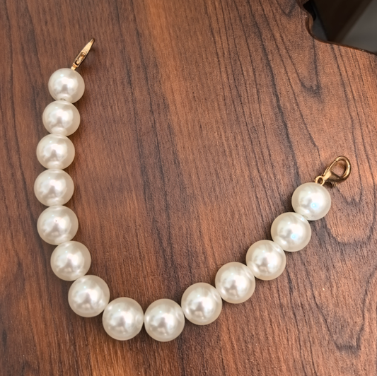 Imitation Pearls Handles | Bag Chain Strap--As seen in lena's Live