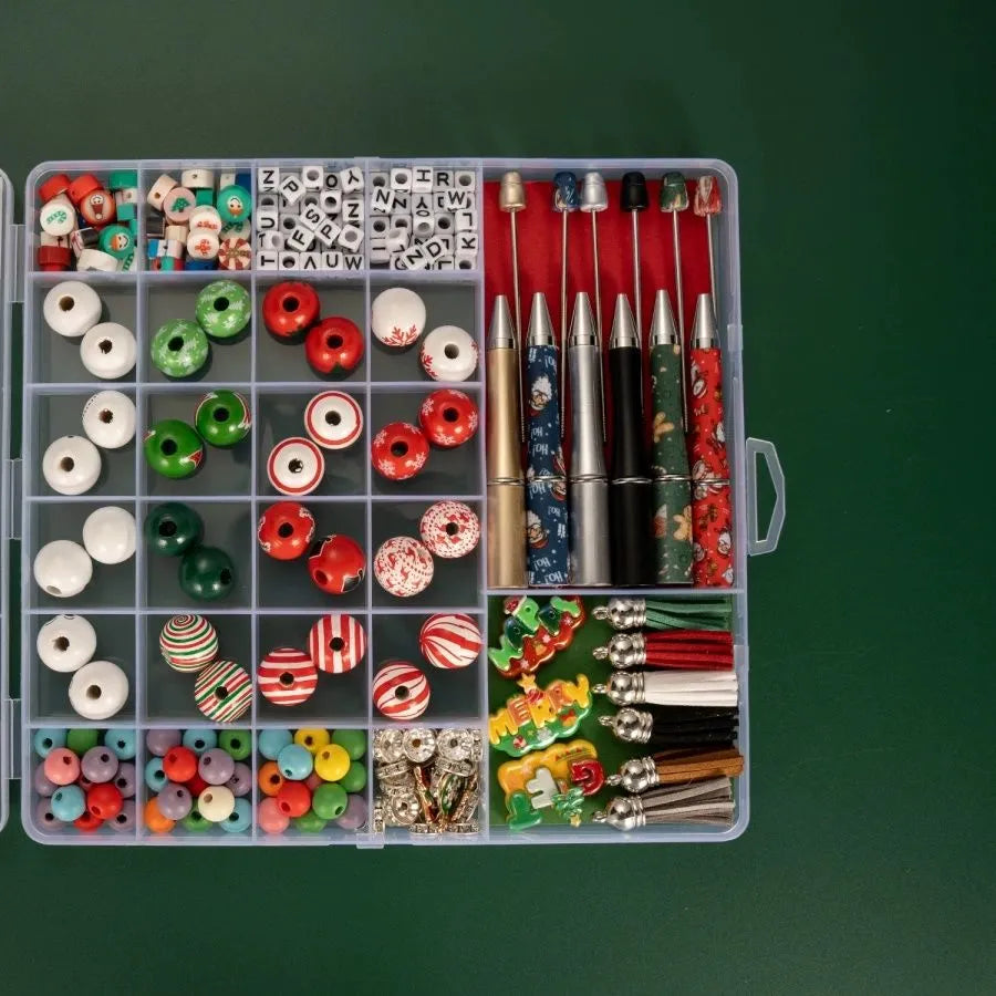 Christmas Beaded Pen DIY Set 🎅🎁 A Fun and Creative Craft Kit for Kids and Adults – Make Your Own Festive Pen!（Sitewide: Free Shipping Over $50）